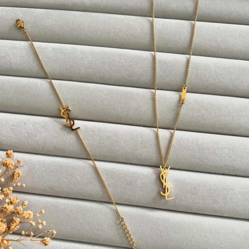 Pack collier+bracelet YSL
