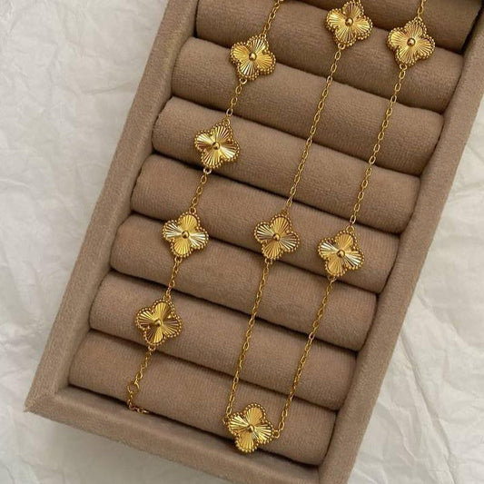 pack collier + bracelet van cleef